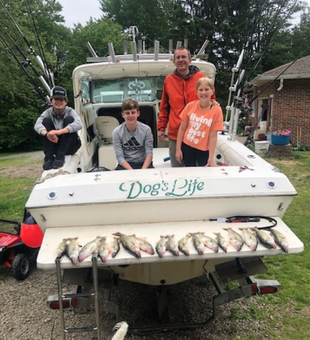 Hooked on the thrill of Lake Trout fishing!